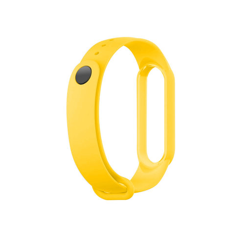 Strap-it® Strap-it Xiaomi Mi Band 5 Armband Silikon (Gelb)