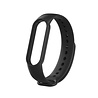 Strap-it® Strap-it Xiaomi Mi Band 5 Armband Silikon (Schwarz) Strap-it® Strap-it Xiaomi Mi Band 5 Armband Silikon (Schwarz)