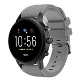 Strap-it® Fossil Gen 5 Silikonarmband (Grau) Strap-it® Fossil Gen 5 Silikonarmband (Grau)