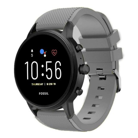 Strap-it® Strap-it Fossil Gen 5 Silikonarmband (Grau) Strap-it® Strap-it Fossil Gen 5 Silikonarmband (Grau)