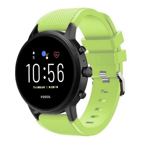 Strap-it® Strap-it Fossil Gen 5 Silikonarmband (hellGrün)