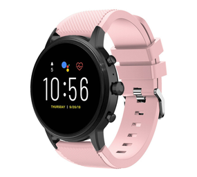 Strap-it® Fossil Gen 5 Silikonarmband (Rosa) Strap-it® Fossil Gen 5 Silikonarmband (Rosa)
