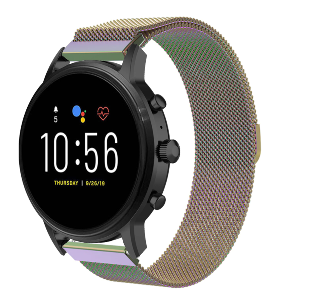 Strap-it® Strap-it Fossil Gen 5 Milanese Strap (Regenbogen) Strap-it® Strap-it Fossil Gen 5 Milanese Strap (Regenbogen)