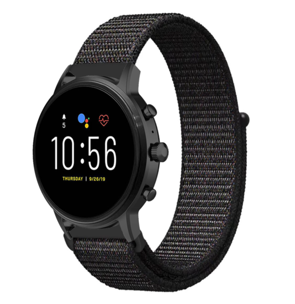 Strap-it® Strap-it Fossil Gen 5 Nylonarmband (Schwarz) Strap-it® Strap-it Fossil Gen 5 Nylonarmband (Schwarz)
