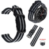 Strap-it® Strap-it Fossil Gen 5 Nylon Schnallenriemen (Schwarz/Grau) Strap-it® Strap-it Fossil Gen 5 Nylon Schnallenriemen (Schwarz/Grau)