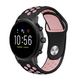 Strap-it® Fossil Gen 5 Sportarmband (Schwarz/Rosa) Strap-it® Fossil Gen 5 Sportarmband (Schwarz/Rosa)