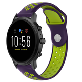 Strap-it® Fossil Gen 5 Sportarmband (Lila/Gelb) Strap-it® Fossil Gen 5 Sportarmband (Lila/Gelb)