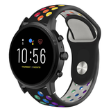 Strap-it® Fossil Gen 5 Sportreifen (Schwarz bunt) Strap-it® Fossil Gen 5 Sportreifen (Schwarz bunt)