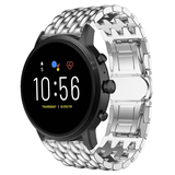 Strap-it® Fossil Gen 5 Stahl Drachenarmband (Silber)  Strap-it® Fossil Gen 5 Stahl Drachenarmband (Silber)