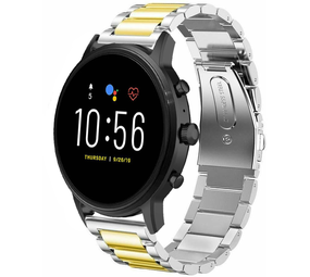 Strap-it® Fossil Gen 5 Stahlband (Silber/Gold) Strap-it® Fossil Gen 5 Stahlband (Silber/Gold)