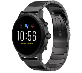 Strap-it® Fossil Gen 5 Metallarmband (Schwarz) Strap-it® Fossil Gen 5 Metallarmband (Schwarz)