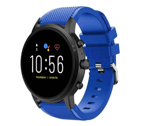 Strap-it® Fossil Gen 5 Silikonarmband (Blau) Strap-it® Fossil Gen 5 Silikonarmband (Blau)