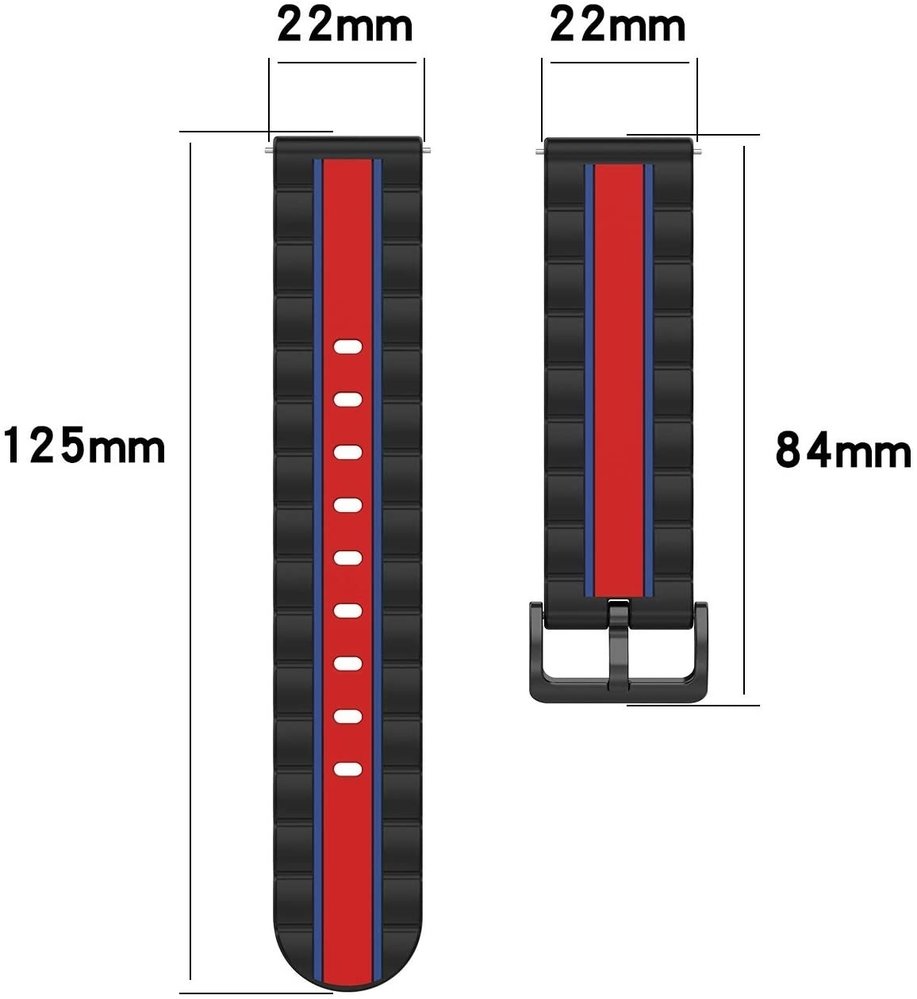 Strap-it® Strap-it Fossil Gen 5 Special Edition Armband (Schwarz/Rot) Strap-it® Strap-it Fossil Gen 5 Special Edition Armband (Schwarz/Rot)