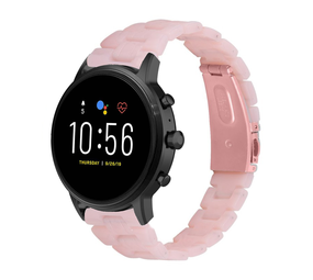 Strap-it® Fossil Gen 5 Resinarmband (Rosa) Strap-it® Fossil Gen 5 Resinarmband (Rosa)