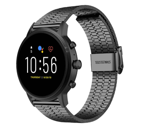 Strap-it® Fossil Gen 5 Edelstahlarmband (Schwarz) Strap-it® Fossil Gen 5 Edelstahlarmband (Schwarz)
