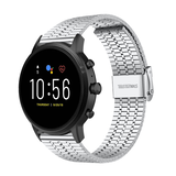 Strap-it® Fossil Gen 5 Edelstahlarmband (Silber) Strap-it® Fossil Gen 5 Edelstahlarmband (Silber)
