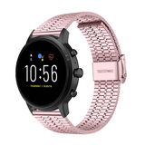 Strap-it® Fossil Gen 5 Edelstahlarmband (Rosa) Strap-it® Fossil Gen 5 Edelstahlarmband (Rosa)