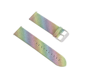 Strap-it® Fossil Gen 5 Leder Glitzerarmband (Regenbogen) Strap-it® Fossil Gen 5 Leder Glitzerarmband (Regenbogen)