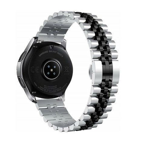 Strap-it® Strap-it Fossil Gen 5 Jubilee Stahlband (Silber/Schwarz)