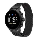 Strap-it® Fossil Gen 5 Milanese Armband (Schwarz) Strap-it® Fossil Gen 5 Milanese Armband (Schwarz)