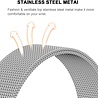 Strap-it® Strap-it Garmin Fenix 7 Milanaise Armband (Silber) Strap-it® Strap-it Garmin Fenix 7 Milanaise Armband (Silber)