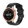 Strap-it® Strap-it Garmin Fenix 7s Silikonarmband (Schwarz) Strap-it® Strap-it Garmin Fenix 7s Silikonarmband (Schwarz)