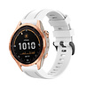 Strap-it® Strap-it Garmin Fenix 7s Silikonarmband (Weiß) Strap-it® Strap-it Garmin Fenix 7s Silikonarmband (Weiß)