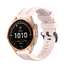 Strap-it® Strap-it Garmin Fenix 7s Silikonarmband (Hellrosa) Strap-it® Strap-it Garmin Fenix 7s Silikonarmband (Hellrosa)