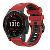 Strap-it® Strap-it Garmin Fenix 7x Sportschnallenband (Rot/Schwarz) Strap-it® Strap-it Garmin Fenix 7x Sportschnallenband (Rot/Schwarz)