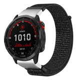 Strap-it® Garmin Fenix 7x Nylonarmband (Schwarz) Strap-it® Garmin Fenix 7x Nylonarmband (Schwarz)