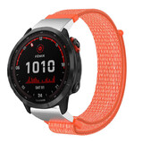 Strap-it® Garmin Fenix 7 Nylonarmband (Orange) Strap-it® Garmin Fenix 7 Nylonarmband (Orange)