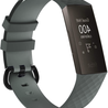 Strap-it® Strap-it Fitbit Charge 3 Armband Silikon (Grau Blau) Strap-it® Strap-it Fitbit Charge 3 Armband Silikon (Grau Blau)