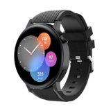 Strap-it® Huawei Watch GT 3 42mm Silikonarmband (Schwarz) Strap-it® Huawei Watch GT 3 42mm Silikonarmband (Schwarz)