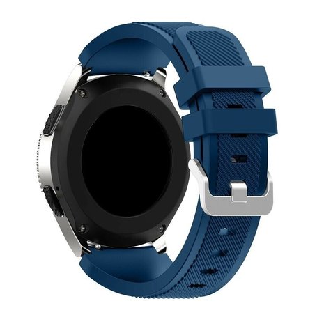 Strap-it® Strap-it Huawei Watch GT 3 42mm Silikonarmband (Dunkelblau)