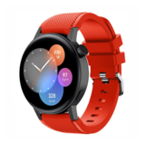 Strap-it® Huawei Watch GT 3 42mm Silikonarmband (Rot) Strap-it® Huawei Watch GT 3 42mm Silikonarmband (Rot)