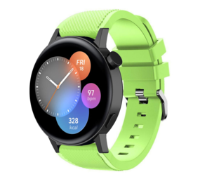 Strap-it® Huawei Watch GT 3 42mm Silikonarmband (Hellgrün) Strap-it® Huawei Watch GT 3 42mm Silikonarmband (Hellgrün)