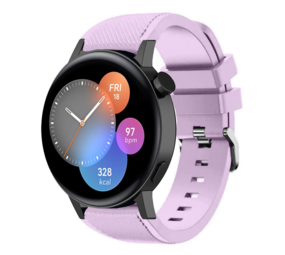 Strap-it® Huawei Watch GT 3 42mm Silikonarmband (Lila) Strap-it® Huawei Watch GT 3 42mm Silikonarmband (Lila)