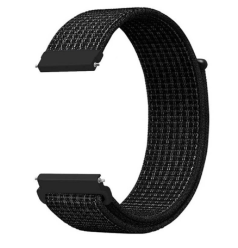 Strap-it® Strap-it Huawei Watch GT 3 42mm Nylonarmband (Schwarz) Strap-it® Strap-it Huawei Watch GT 3 42mm Nylonarmband (Schwarz)