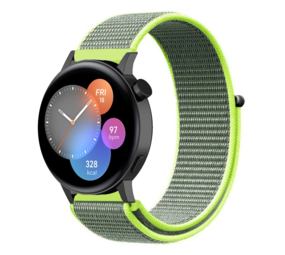 Strap-it® Huawei Watch GT 3 42mm Nylonband (Fluoreszierend) Strap-it® Huawei Watch GT 3 42mm Nylonband (Fluoreszierend)
