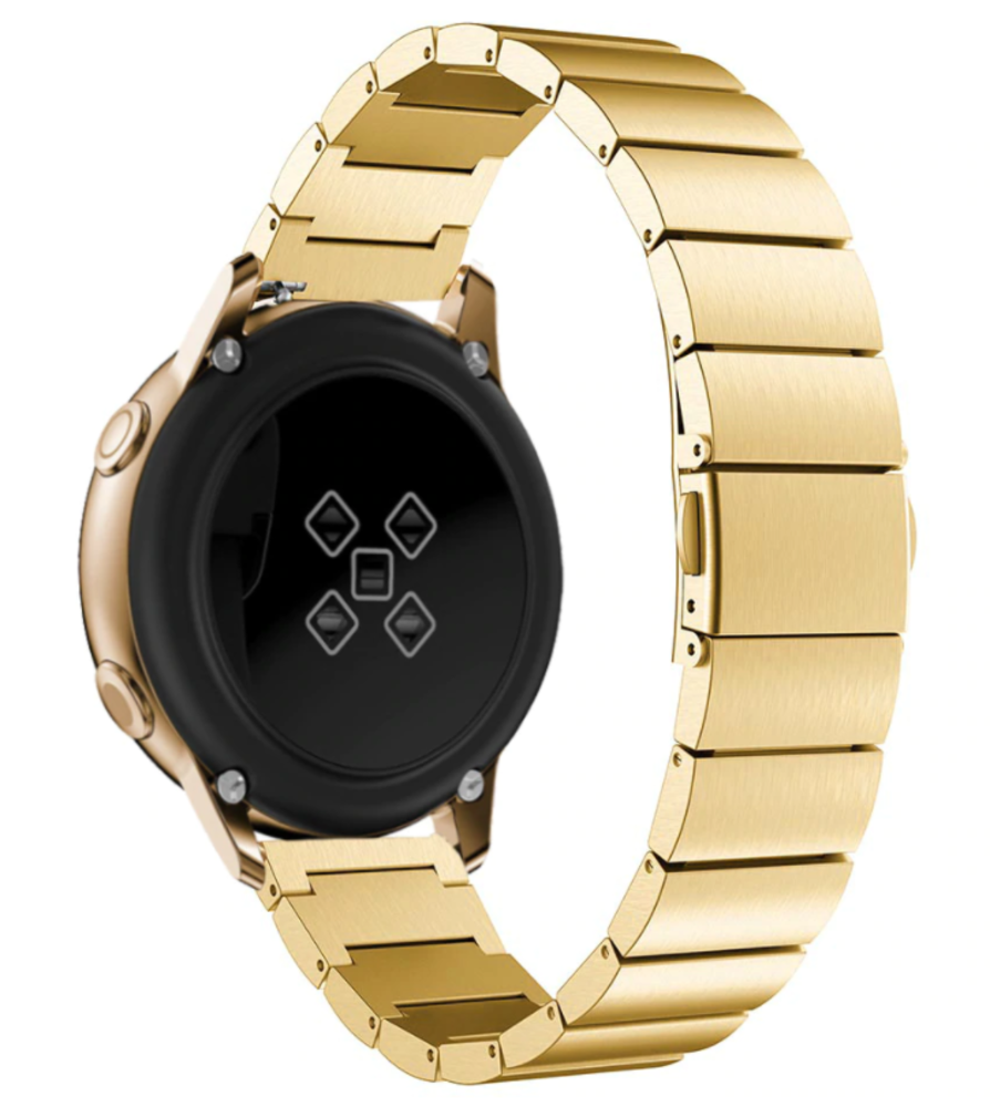 Strap-it® Strap-it Huawei Watch GT 3 42mm Metallarmband (Gold)