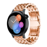 Strap-it® Huawei Watch GT 3 42mm Drachenarmband aus Stahl (RoséGold)