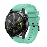 Strap-it® Huawei Watch GT 3 46mm Silikonarmband (Aqua) Strap-it® Huawei Watch GT 3 46mm Silikonarmband (Aqua)