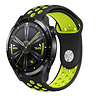 Strap-it® Strap-it Huawei Watch GT 3 46mm Sportarmband (Schwarz/Gelb) Strap-it® Strap-it Huawei Watch GT 3 46mm Sportarmband (Schwarz/Gelb)