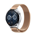 Strap-it® Huawei Watch GT 3 46mm Milanese-Armband (RoséGold)