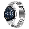 Strap-it® Strap-it Huawei Watch GT 3 46mm Stahlband (Silber) Strap-it® Strap-it Huawei Watch GT 3 46mm Stahlband (Silber)