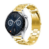 Strap-it® Huawei Watch GT 3 46mm Stahlband (Gold)