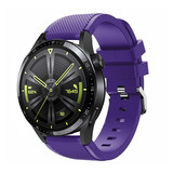 Strap-it® Huawei Watch GT 3 46mm Silikonarmband (Violet) Strap-it® Huawei Watch GT 3 46mm Silikonarmband (Violet)