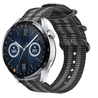Strap-it® Strap-it Huawei Watch GT 3 46mm Nylon-Schnallenarmband (Schwarz/Grau) Strap-it® Strap-it Huawei Watch GT 3 46mm Nylon-Schnallenarmband (Schwarz/Grau)