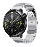 Strap-it® Huawei Watch GT 3 46mm Metallarmband (Silber) Strap-it® Huawei Watch GT 3 46mm Metallarmband (Silber)