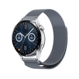 Strap-it® Huawei Watch GT 3 46 mm Milanese-Armband (Space Grau )